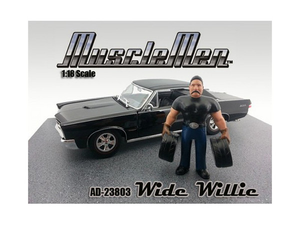 Musclemen Wide Willie Figure For 1:18 Diecast Car Models By American Diorama (Pack Of 3) 23803