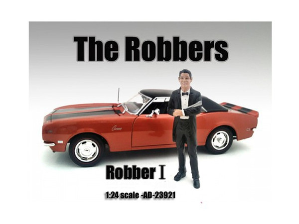 "The Robbers" Robber I Figure For 1:24 Scale Models By American Diorama (Pack Of 3) 23921