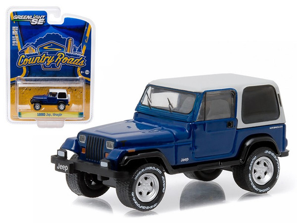 1990 Jeep Wrangler Yj "Country Roads" Series 14 1/64 Diecast Model Car By Greenlight (Pack Of 3) 29830D