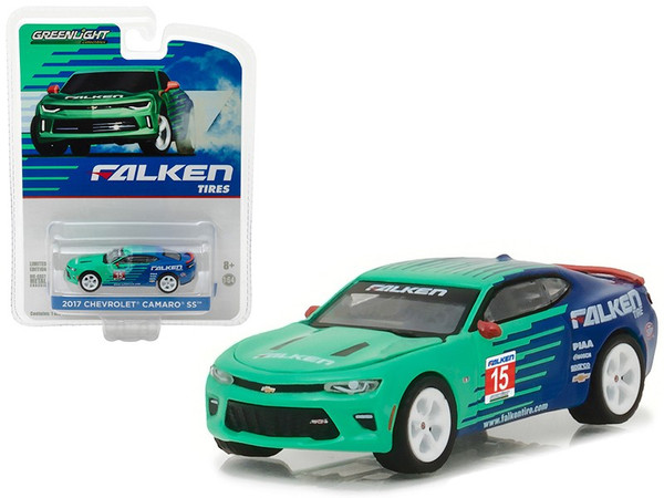 2017 Chevrolet Camaro Ss Falken Tire Hobby Exclusive 1/64 Diecast Model Car By Greenlight (Pack Of 3) 29914