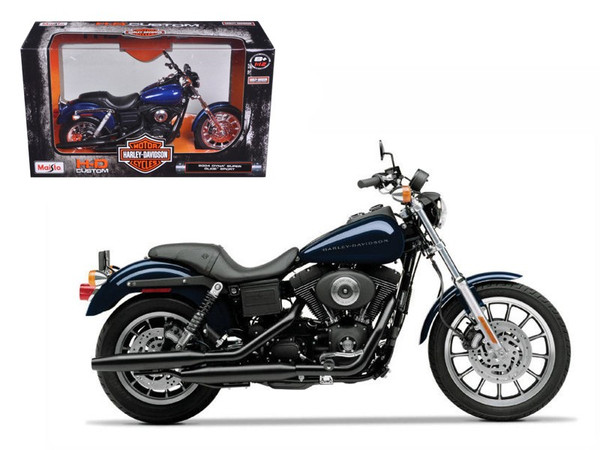 2004 Harley Davidson Dyna Super Glide Sport Bike Motorcycle 1/12 Model By Maisto (Pack Of 2) 32321