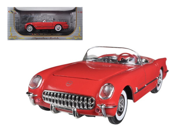 1953 Chevrolet Corvette Red 1/32 Diecast Car Model By Signature Models (Pack Of 2) 32429r