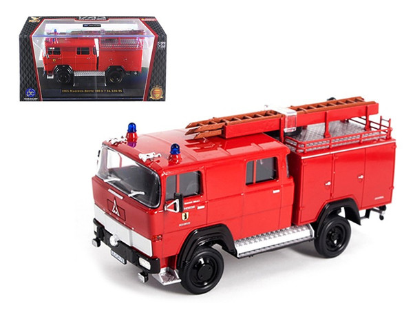 1965 Magirus Deutz 100 D 7FA LF8-TS Red Fire Engine 1/43 Diecast Model by Road Signature 43017r