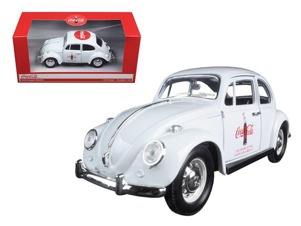 1967 Volkswagen Beetle "Celebrating 100 years of the Coca Cola Contour Bottle" 1/24 Diecast Model Car by Motorcity Classics 478966