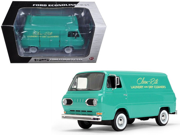 1960"'s Ford Econoline Van Clean-Rite Laundry and Dry Cleaners 1/25 Diecast Model Car by First Gear 49-0399