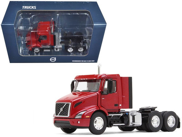 Volvo VNR 300 Day Cab Cherry Bomb Red Metallic 1/50 Diecast Model Car by First Gear 50-3365
