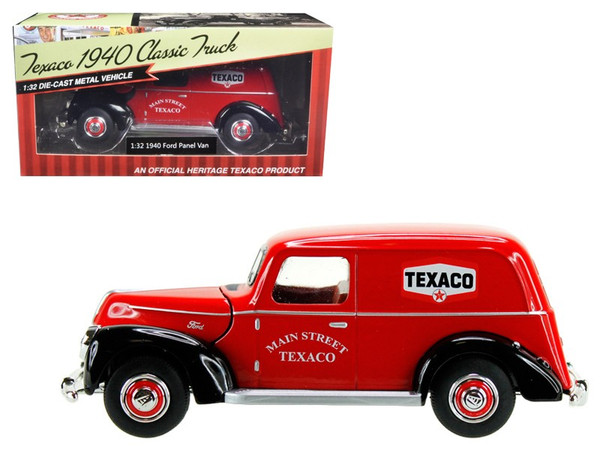 1940 Ford Panel Van "Texaco" Red 1/32 Diecast Model Car By Beyond Infinity (Pack Of 2) 611