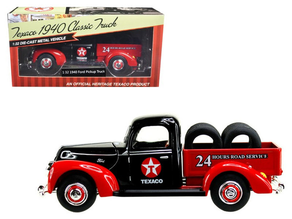 1940 Ford Pickup Truck "Texaco" With Tires 1/32 Diecast Model Car By Beyond Infinity (Pack Of 2) 612