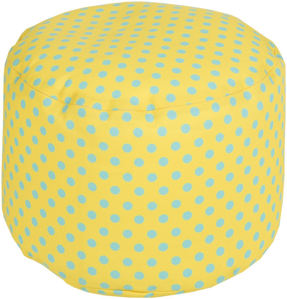 Surya Cylinder Pouf - Yellow And Neutral POUF-292
