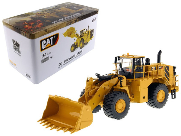 CAT Caterpillar 988K Wheel Loader with Operator High Line Series 1/50 Diecast Model by Diecast Masters 85901