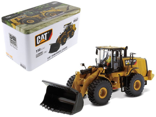 CAT Caterpillar 972M Wheel Loader with Operator High Line Series 1/50 Diecast Model by Diecast Masters 85927