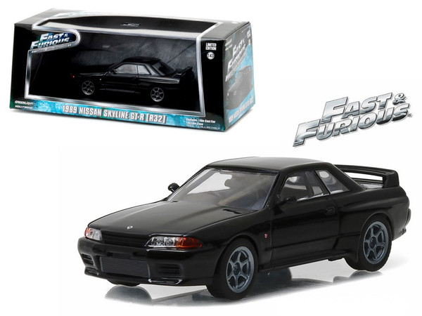 1989 Nissan Skyline Gt-R (R32) Fast And Furious "Fast 7" Movie (2015) 1/43 Diecast Model Car By Greenlight (Pack Of 2) 86229