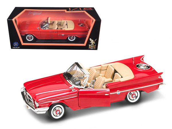 1960 Chrysler 300F Red 1/18 Diecast Car by Road Signature 92748r