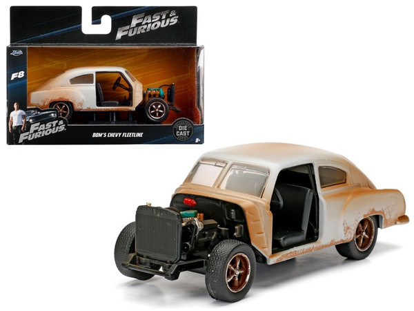 Dom"'S Chevrolet Fleetline Fast & Furious F8 "The Fate Of The Furious" Movie 1/32 Diecast Model Car By Jada (Pack Of 3) 98303