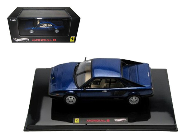 Ferrari Mondial 8 Blue Elite Edition Limited Edition 1 of 5000 Produced Worldwide 1/43 Diecast Model Car by Hotwheels V8373