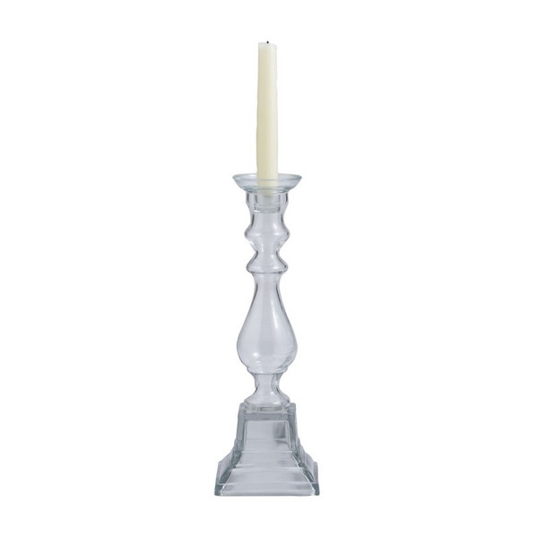 Dimond Home Clear Glass Knight Pillar Holder - Medium 625016