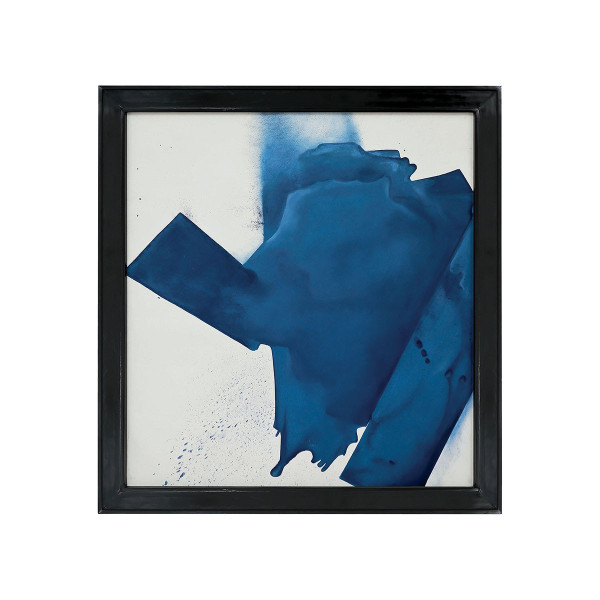 Dimond Home Blue Spray Wall Art - Gloss Black 7011-1276