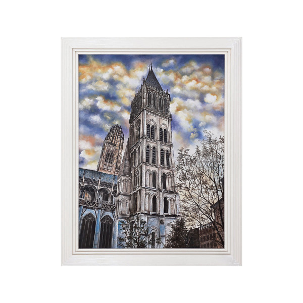 Dimond Home Euro Cathedral Wall Art - Gloss White 7011-1279