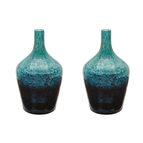Dimond Home Emerald Ombre Bottle - Set Of 2 876025/S2