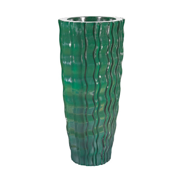 Dimond Home Small Green Wave Vessel 9166-034