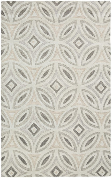Surya Perspective Hand Tufted White Rug PSV-46 - 5' x 8'