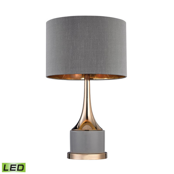 Dimond Small Gold Cone Neck Led Lamp D2748-LED