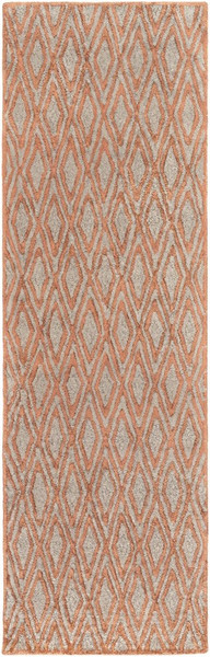 Surya Quartz Hand Woven Orange Rug QTZ-5010 - 2'6" x 10'