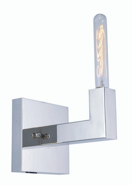 Elegant Corsica 1 Light Polished Nickel Wall Sconce 1525W6PN