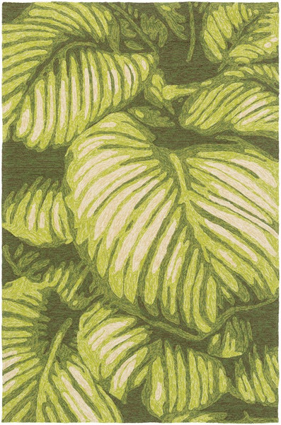 Surya Rain Hand Hooked Green Rug RAI-1264 - 3' x 5'