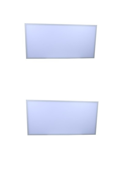 Elegant Led 2X4 Panel Light, 5700K, 120°, Cri80, Ul, 50W, 3X36W/3X40W Grille Fluorescent Equivalent, 50000Hrs, Lm5000, Dimmable, 5 Years Warranty, Input Voltage 100-277V 2 Pack PANEL2X4D50W57-2PK