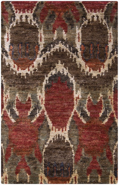 Surya Scarborough Hand Knotted Red Rug SCR-5130 - 3'3" x 5'3"