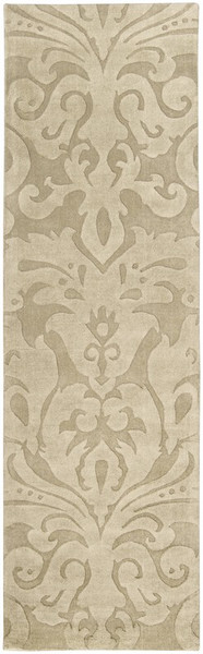 Surya Sculpture Hand Loomed White Rug SCU-7512 - 2'6" x 8'