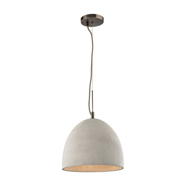 Elk Urban Form 1 Light Pendant In Black Nickel 45334/1