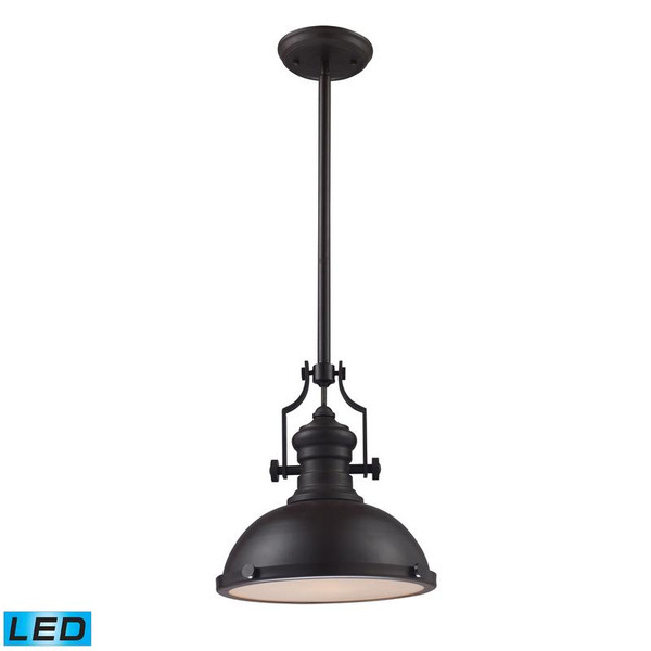 Elk Chadwick 1-Light Pendant In Oiled Bronze - Led 66134-1-LED