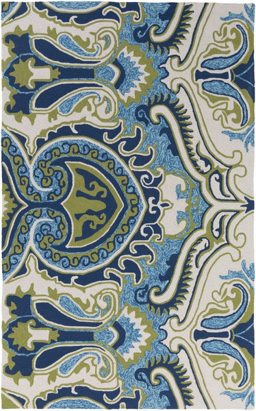 Surya Skye Hand Hooked Blue Rug SKE-4010 - 8' x 10'