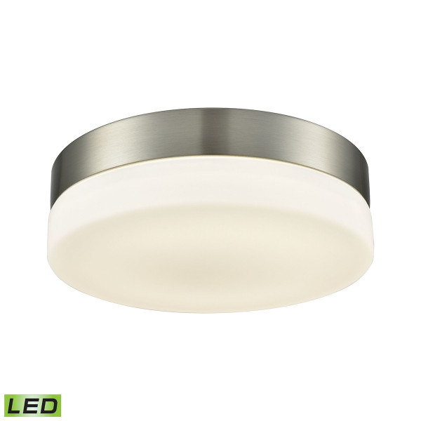 Elk Holmby 1 Light Round Flush Mount In Satin Nickel - Medium FML4050-10-16M