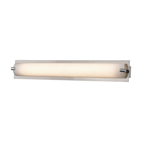 Elk Piper 1 Light Vanity In Satin Nickel W/ Frosted Glass - Small WS4500-5-16M