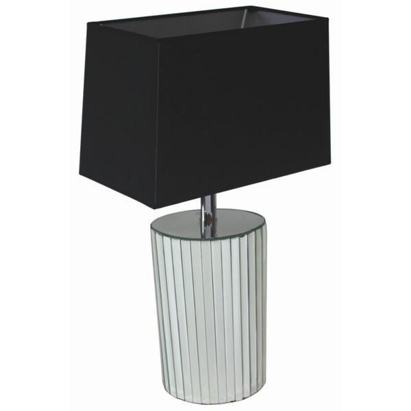 EN112470 Essential Modern Mirror Table Lamp Black - Pack Of 4