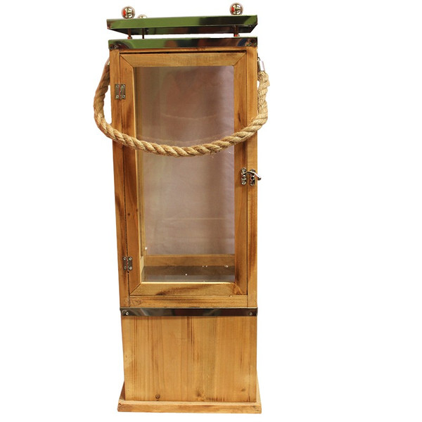 EN18213 Essential Wooden Lantern - Pack Of 4