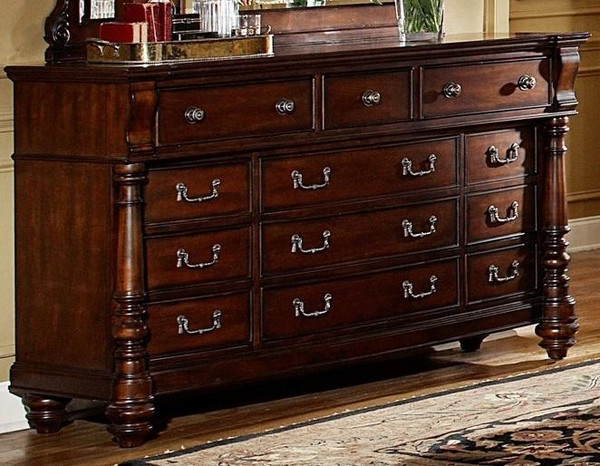 Fairfax Brown Dresser With 12 Drawers 1118-10