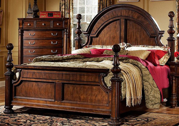 Fairfax Brown Complete Queen Bed 1118-Q-Bed