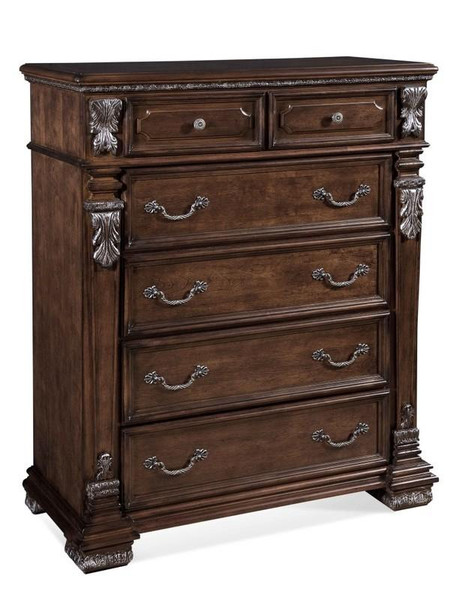 Fairfax Brown Large Chest With 6 Drawers 5545-07