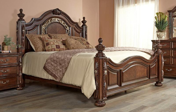 Fairfax Walnut Complete California King Bed 5870-CK-Bed