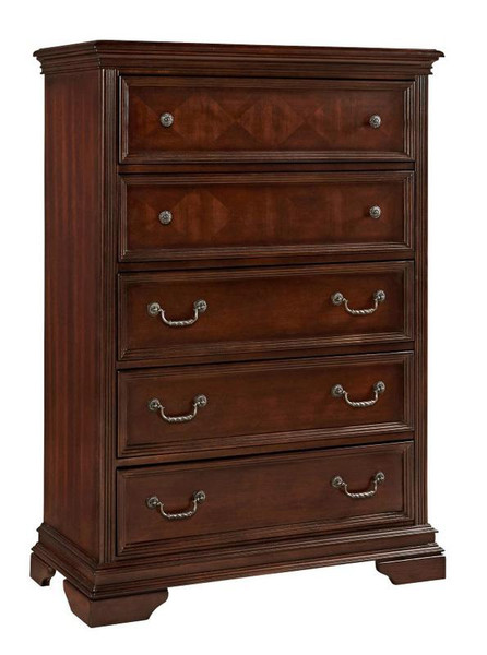 Fairfax Brown Drawer Chest With 5 Drawers 9350-30