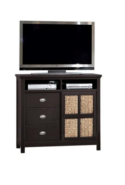 Fairfax Black Media Chest With 3 Drawers 9401-05