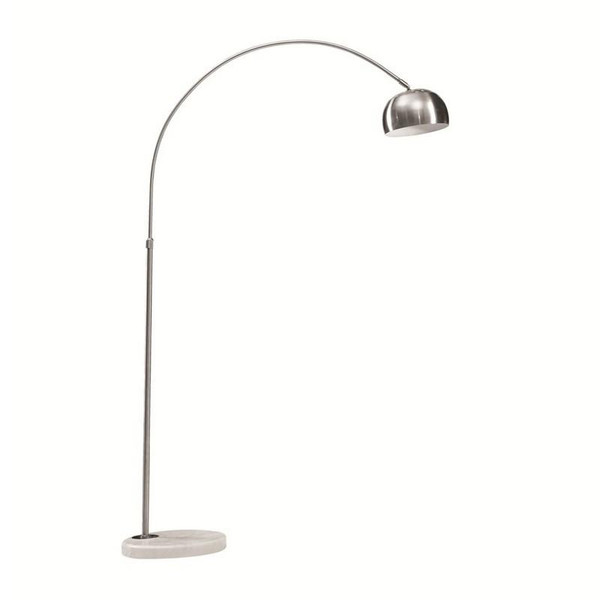 White Marble Small Base Arch Lamp FMI1132 by Fine Mod Imports