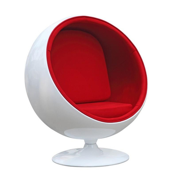 Red Ball Chair FMI1150 by Fine Mod Imports