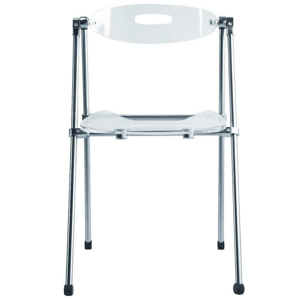Clear Acrylic Folding Chair FMI9232 by Fine Mod Imports