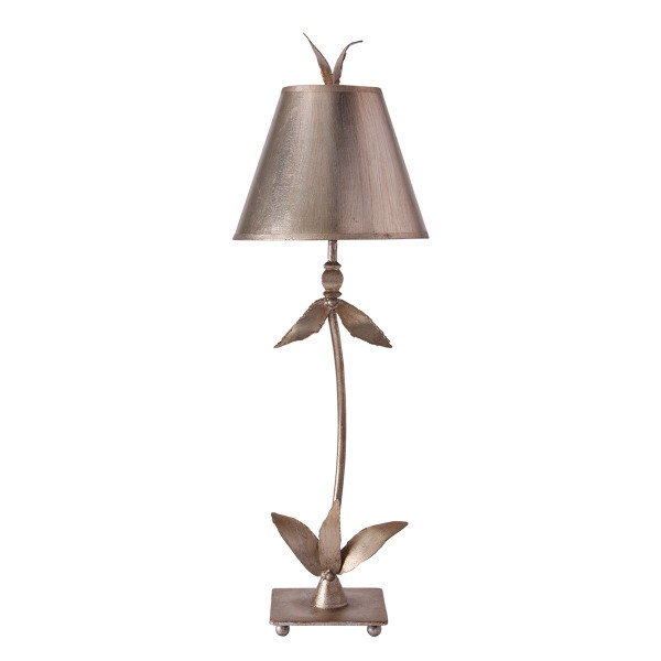 Flambeau Red Bell Silver Table Lamp TA1210