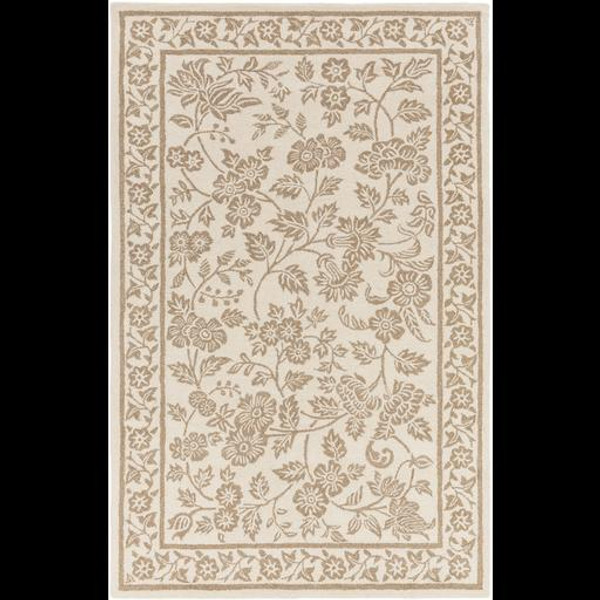 Surya Smithsonian Hand Tufted White Rug SMI-2162 - 3'3" x 5'3"